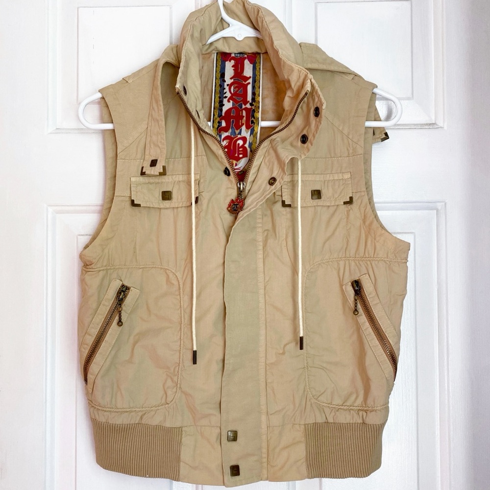 L.A.M.B. Hooded Zip Vest SP07 Size 6